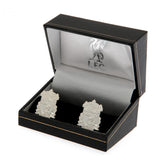 Liverpool FC Silver Plated Crest Cufflinks: 1 - Cufflinks & Tie Slides By Liverpool