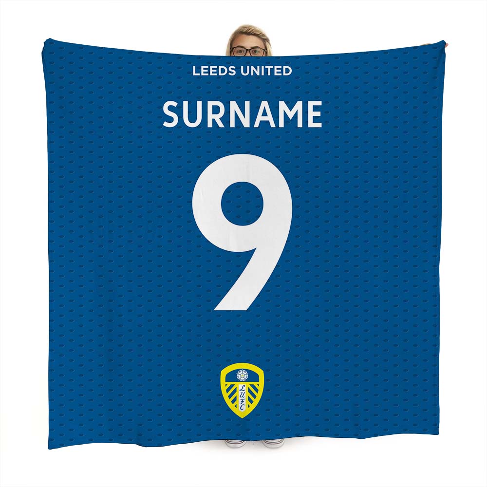 Leeds United FC Personalised Fleece Blanket: 1 - Blankets By Leeds United