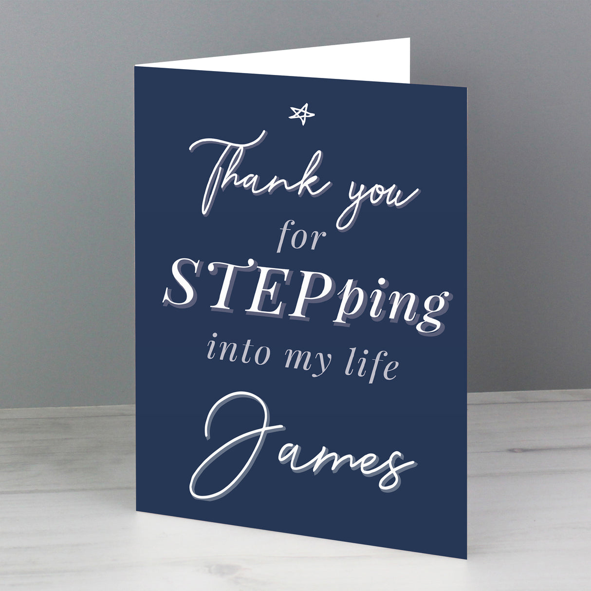 Personalised Stepdad Card - Greeting Cards at Gift Moments