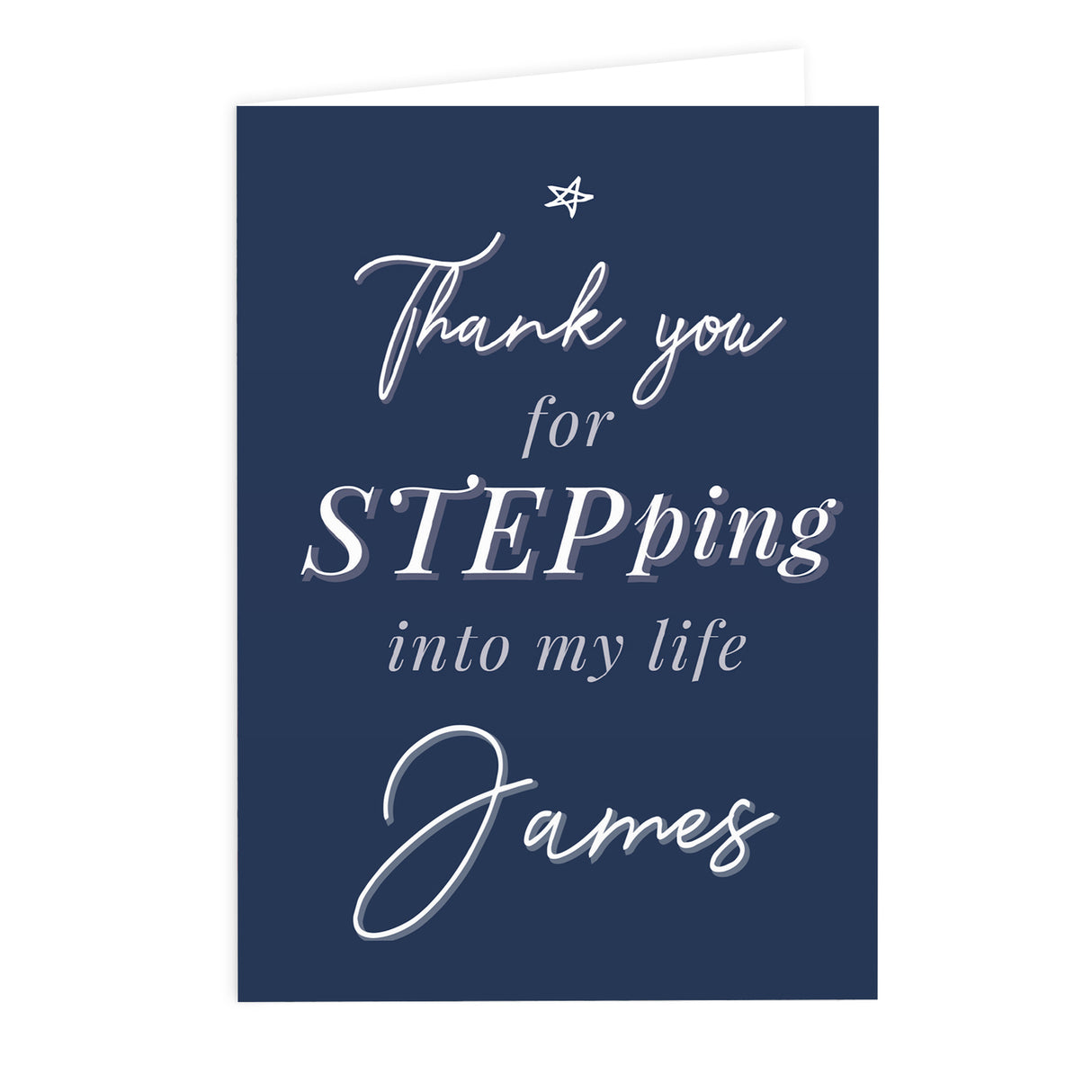 Personalised Stepdad Card - Greeting Cards at Gift Moments