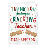 Cracking Teacher Card - Gift Moments