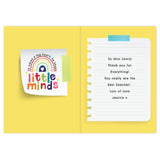 Personalised Shape Little Minds Greeting Card - Greeting Cards at Gift Moments