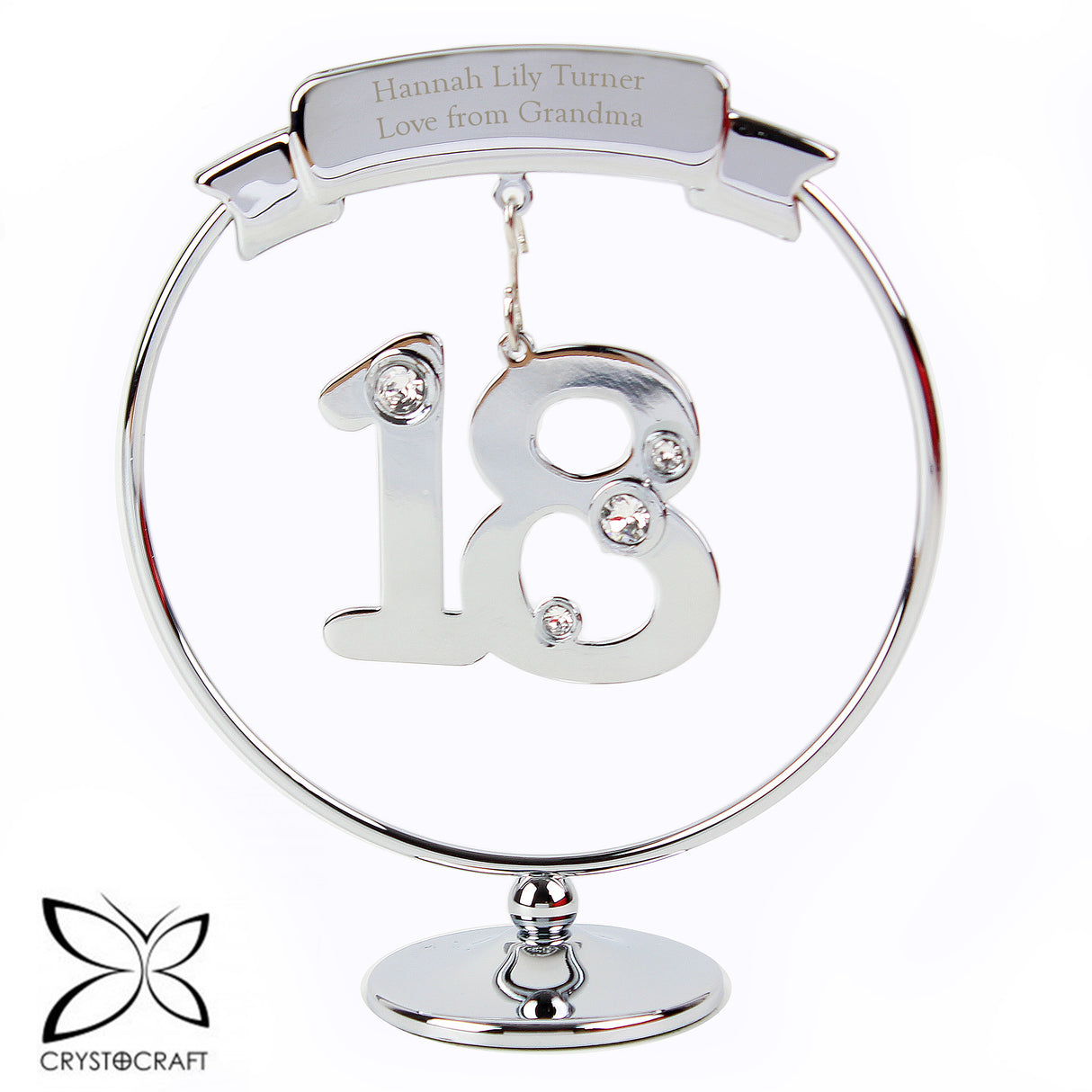Crystocraft 18th Celebration Ornament - Gift Moments