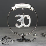 Personalised Crystocraft 30th Celebration Ornament - Keepsakes at Gift Moments