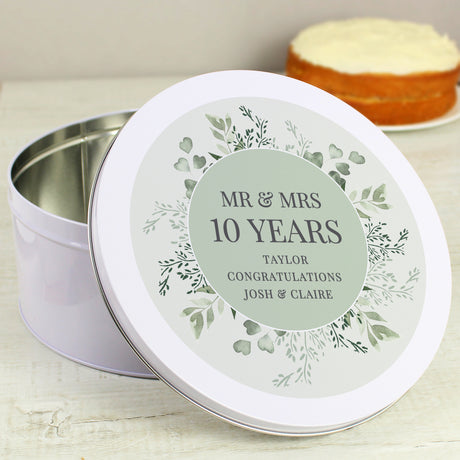 Botanical Cake Tin - Gift Moments