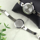 Personalised Silver Ladies Watch with Slider Clasp: 8 - Watches By Gift Moments