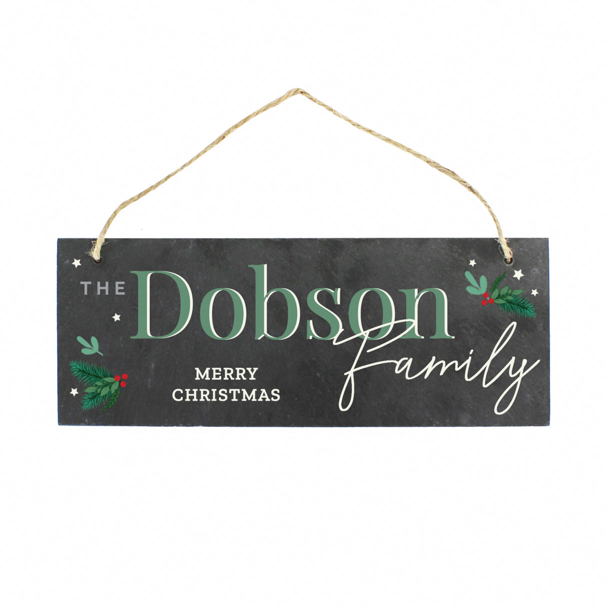 Christmas Slate Plaque - Gift Moments