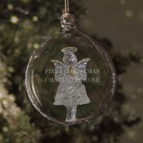 Luxury Glass Christmas Baubles - Gift Moments