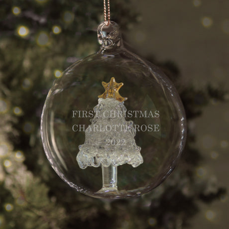 Luxury Glass Christmas Baubles - Gift Moments