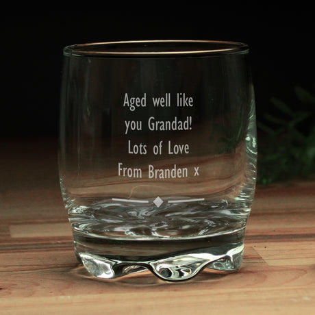 Personalised Diamond Motif Tumbler - Tumblers at Gift Moments