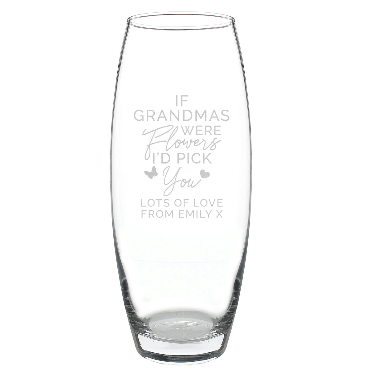 Personalised I'd Pick You Bullet Vase - Vases at Gift Moments