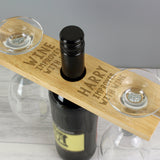 Personalised Wine Glass & Bottle Holder: 1 - Barware By Gift Moments