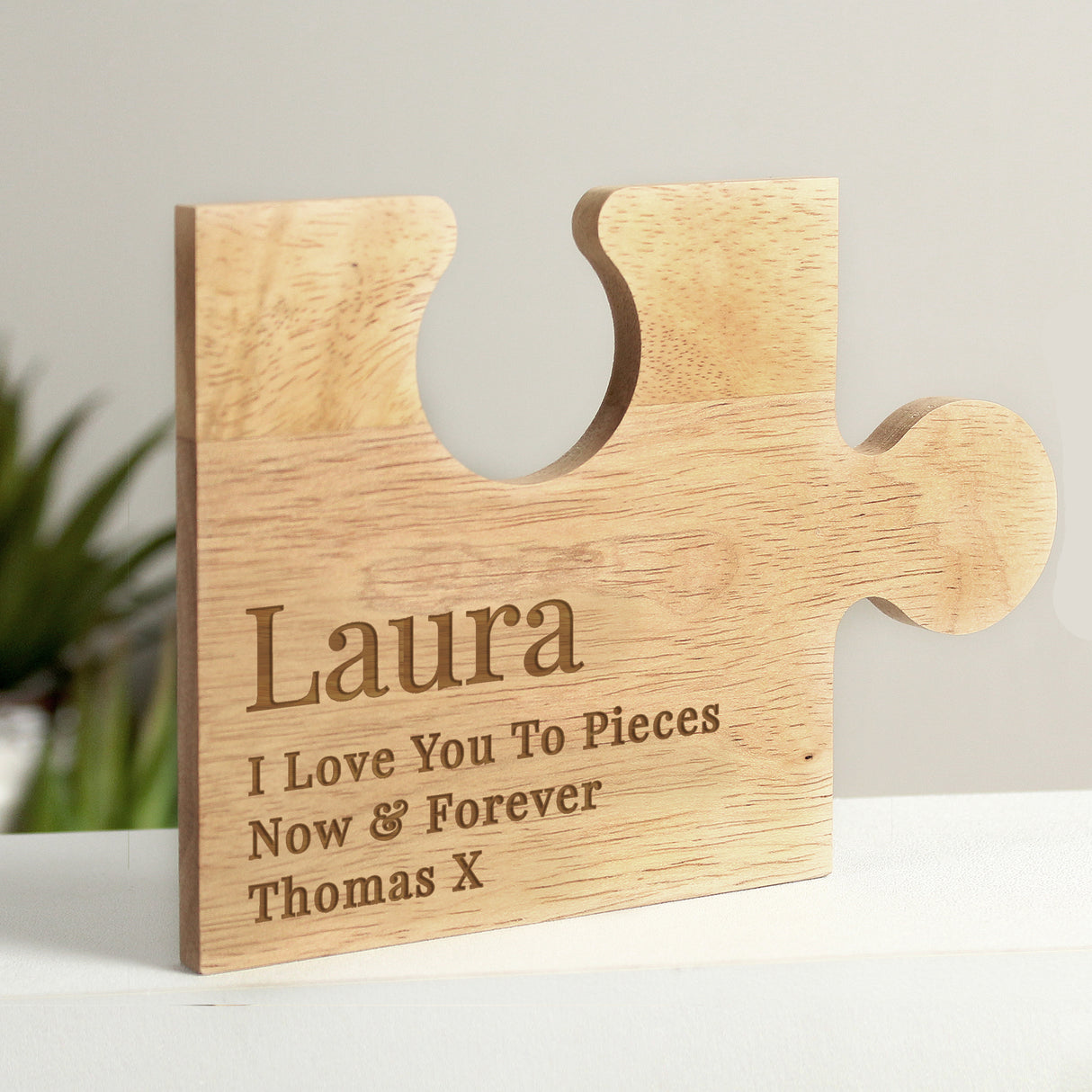 Personalised Wooden Jigsaw Piece Gift: 1 - Coasters By Gift Moments