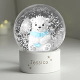 Personalised Polar Bear Any Name Snow Globe - Snow Globes at Gift Moments