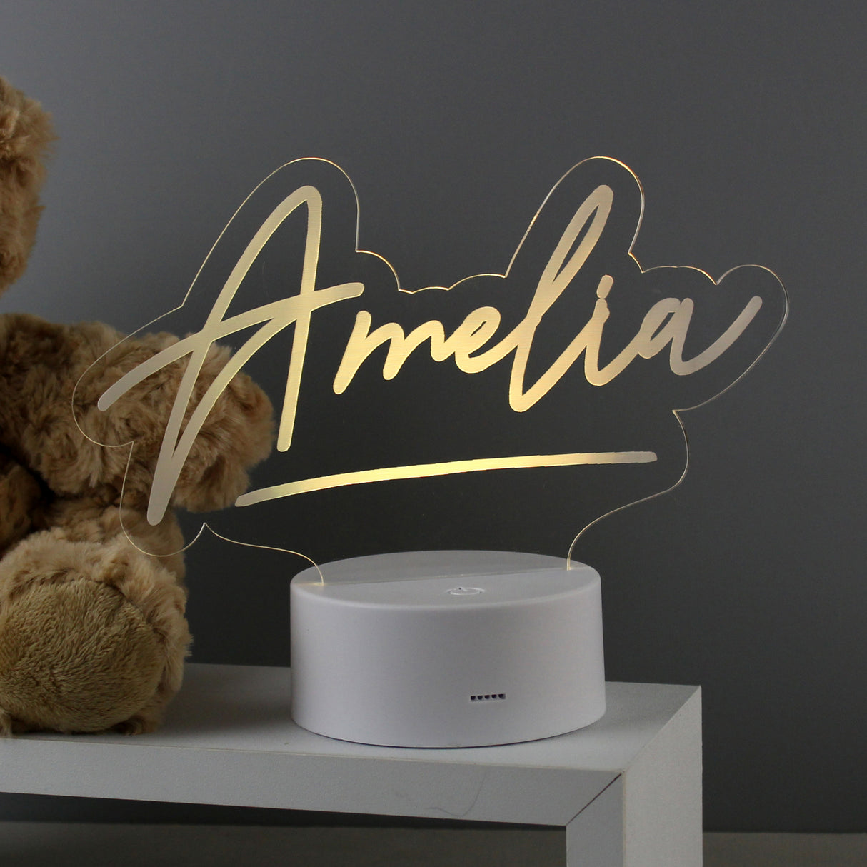 Personalised LED Colour Changing Night Light: 3 - LED Lighting By Gift Moments