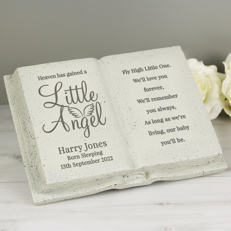 Personalised Angel Memorial Book - Memorials at Gift Moments