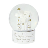 Personalised Message Village Glitter Snow Globe - Snow Globes at Gift Moments