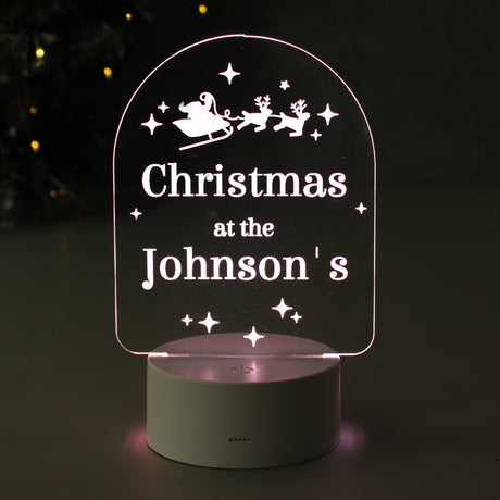 Personalised Free Text Christmas LED Light - LED Lighting at Gift Moments