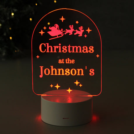 Personalised Free Text Christmas LED Light - LED Lighting at Gift Moments