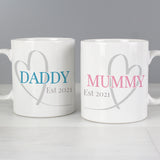 Personalised Mummy & Daddy Mug Set - Mugs at Gift Moments