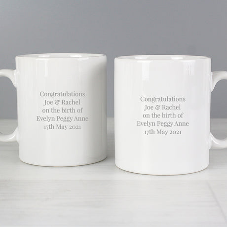 Personalised Mummy & Daddy Mug Set - Mugs at Gift Moments