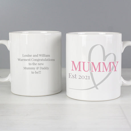 Personalised Mummy & Daddy Mug Set - Mugs at Gift Moments