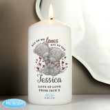 Personalised Me to You Valentine Candle: 2 - Candles