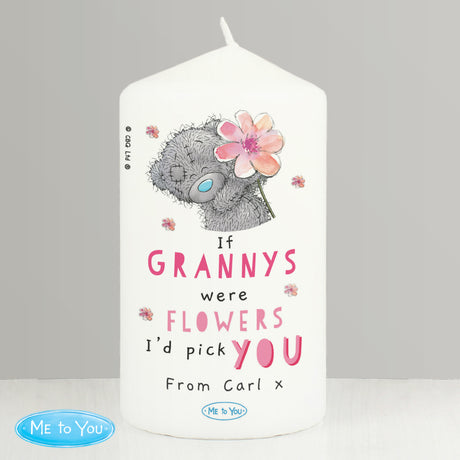 Personalised Me To You Flowers Candle: 4 - Candles