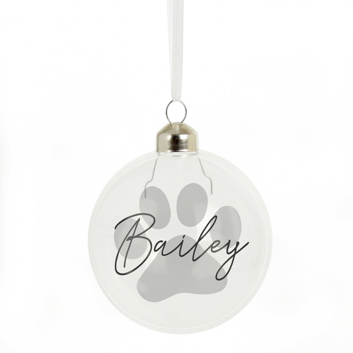 Personalised Pet Glass Bauble - Christmas Baubles at Gift Moments