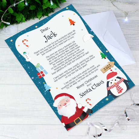 Personalised Christmas Penguin Letter - Santa Letters at Gift Moments