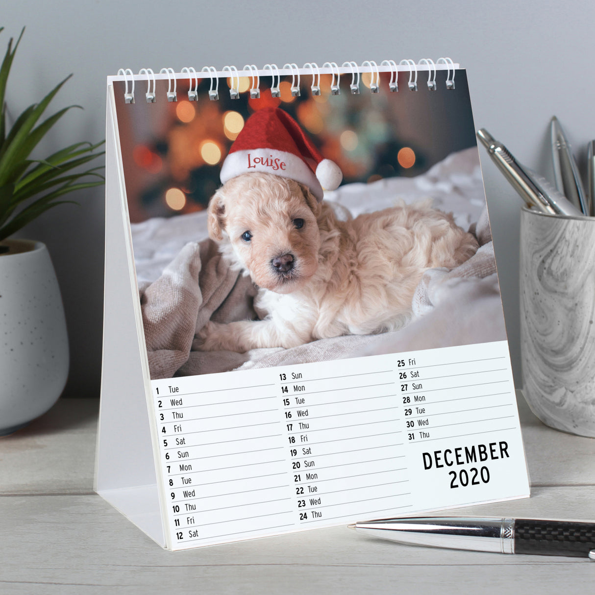 Personalised Cute Animals Desk Calendar - Calendars & Planners at Gift Moments