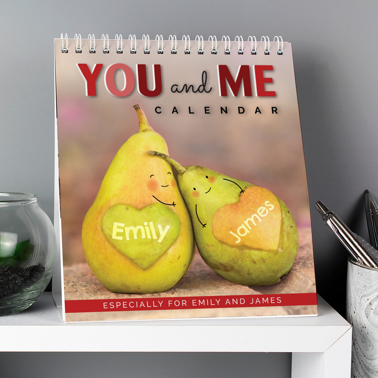 Personalised Couples Desk Calendar - Calendars & Planners at Gift Moments