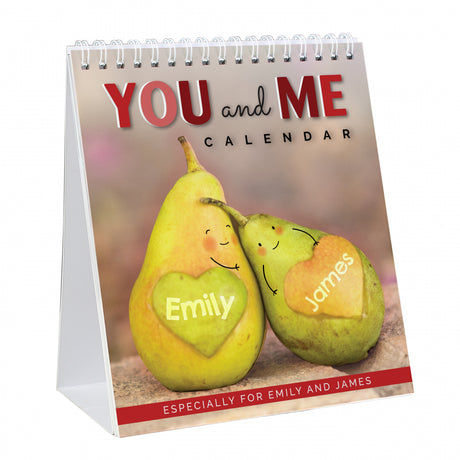 Personalised Couples Desk Calendar - Calendars & Planners at Gift Moments