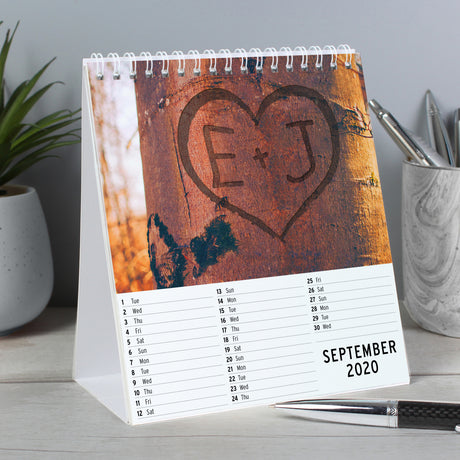 Personalised Couples Desk Calendar - Calendars & Planners at Gift Moments