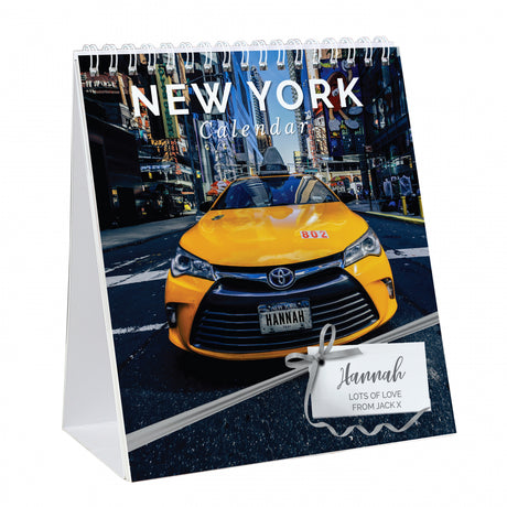 Personalised New York Desk Calendar - Calendars & Planners at Gift Moments