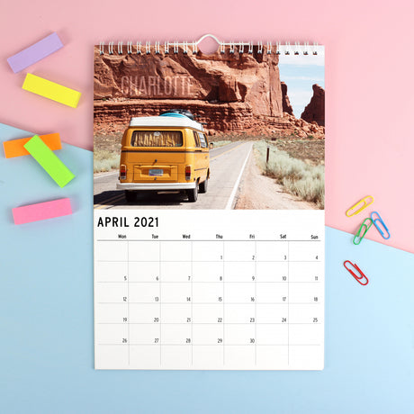 Personalised A4 Great Outdoors Calendar - Calendars & Planners at Gift Moments