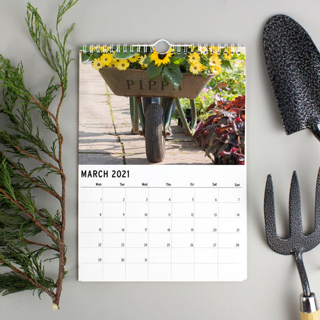 Personalised A4 Gardening Calendar - Calendars & Planners at Gift Moments