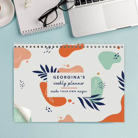 Personalised Tropical A4 Desk Planner - Calendars & Planners at Gift Moments