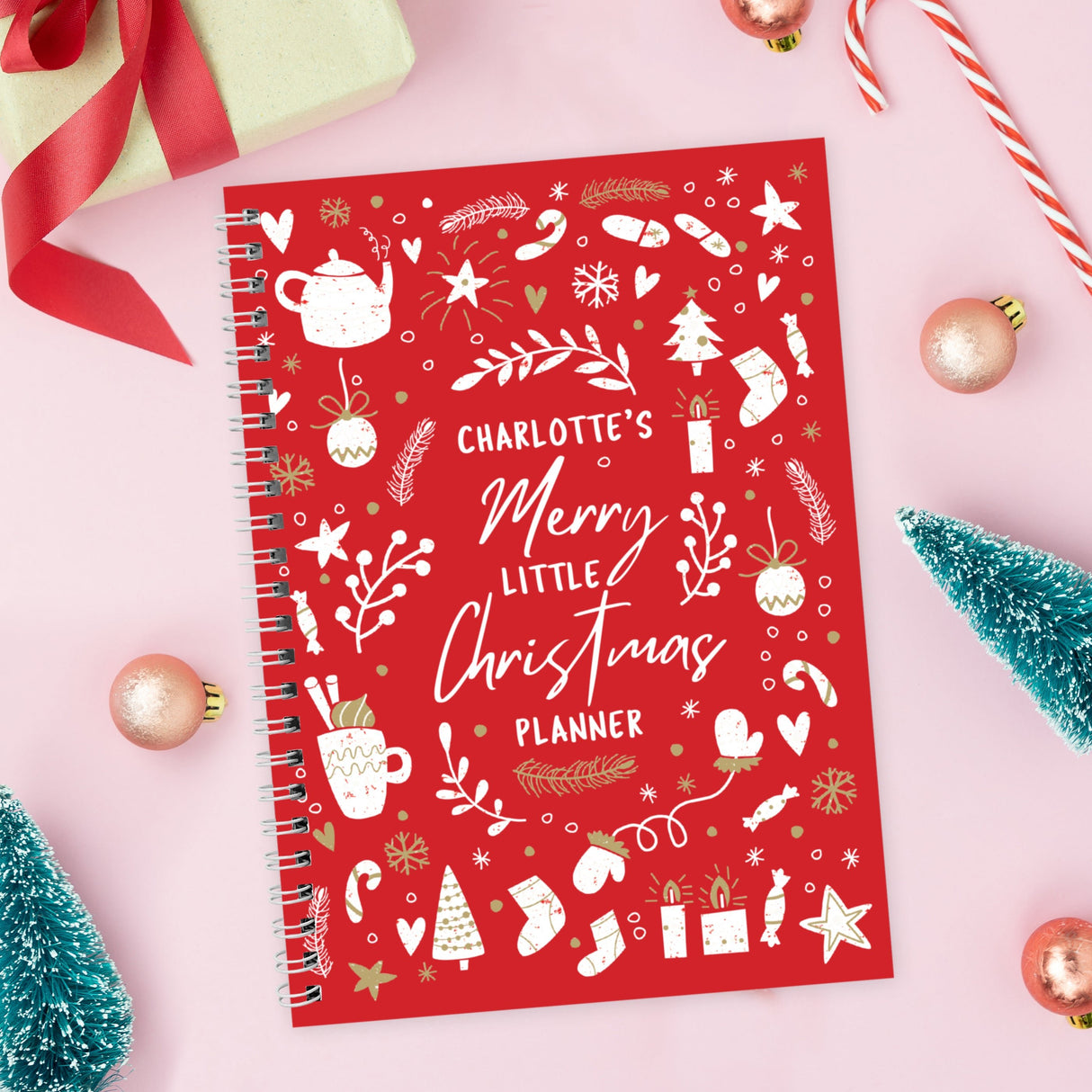 Personalised Christmas A5 Planner - Calendars & Planners at Gift Moments