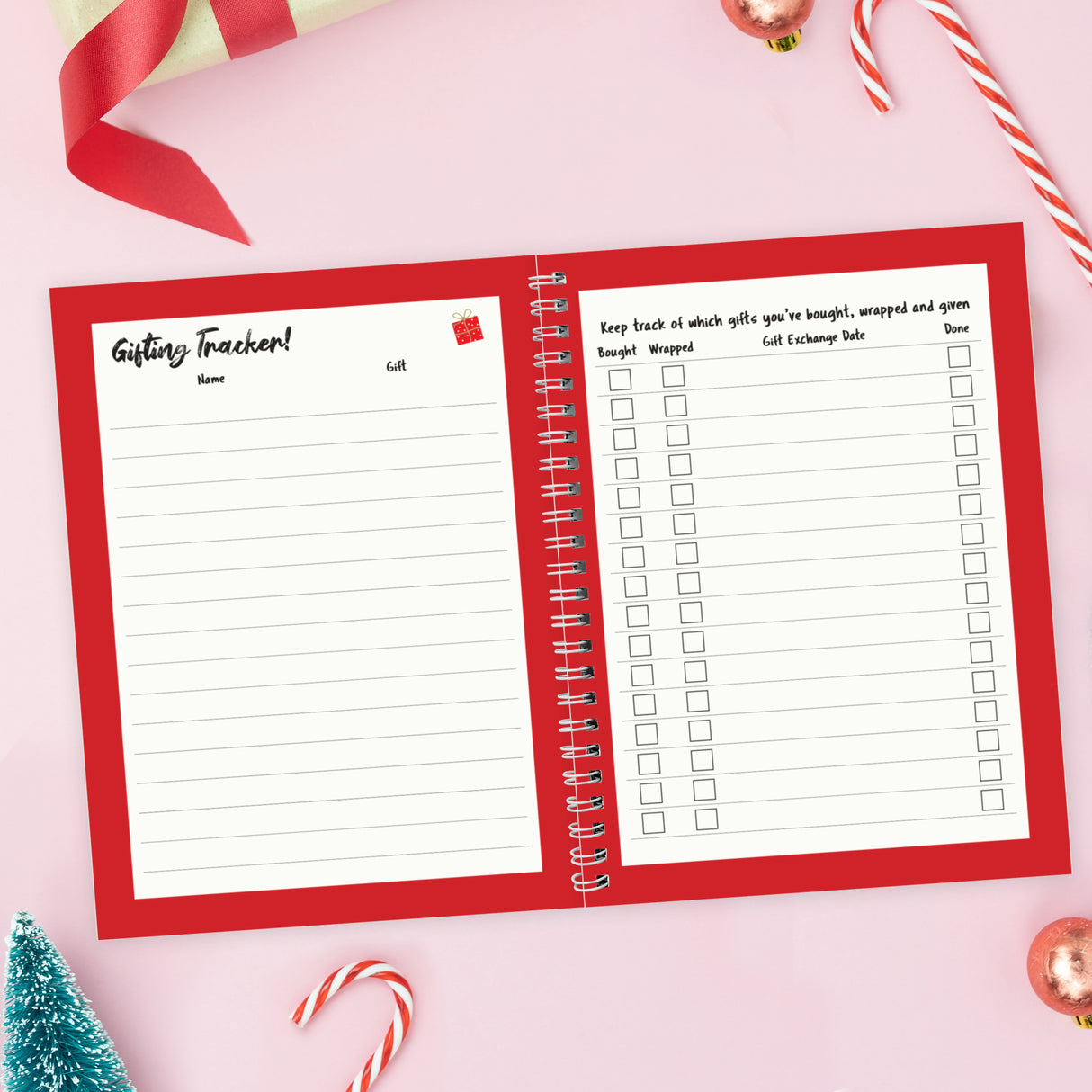 Personalised Christmas A5 Planner - Calendars & Planners at Gift Moments