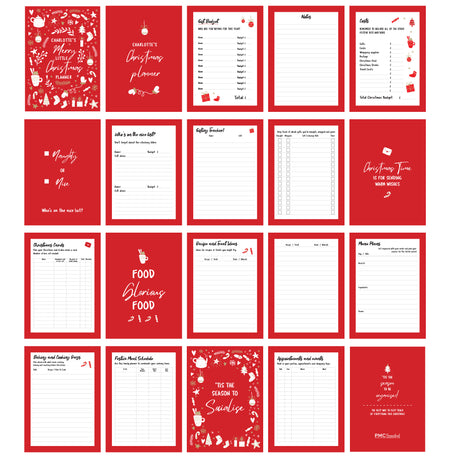 Personalised Christmas A5 Planner - Calendars & Planners at Gift Moments