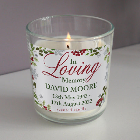 Personalised In Loving Memory Scented Jar Candle - Candles at Gift Moments