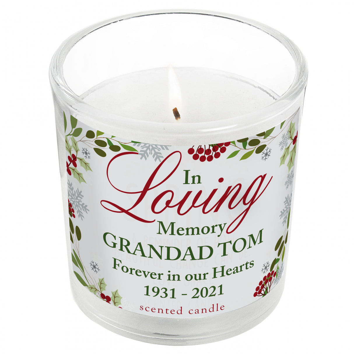 In Loving Memory Scented Jar Candle - Gift Moments