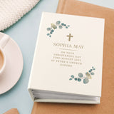 Personalised Botanical Cross 6x4 Photo Album with Sleeves - Photo Albums at Gift Moments