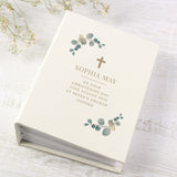 Personalised Botanical Cross 6x4 Photo Album with Sleeves - Photo Albums at Gift Moments