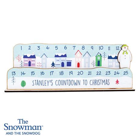 Personalised Make Your Own The Snowman Christmas Advent Countdown Kit - Christmas Decorations at Gift Moments