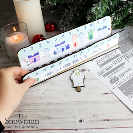 Personalised Make Your Own The Snowman Christmas Advent Countdown Kit - Christmas Decorations at Gift Moments