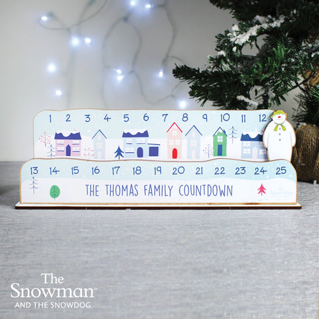 Personalised Make Your Own The Snowman Christmas Advent Countdown Kit - Christmas Decorations at Gift Moments