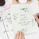 Personalised Botanical Wedding Planner - Calendars & Planners at Gift Moments