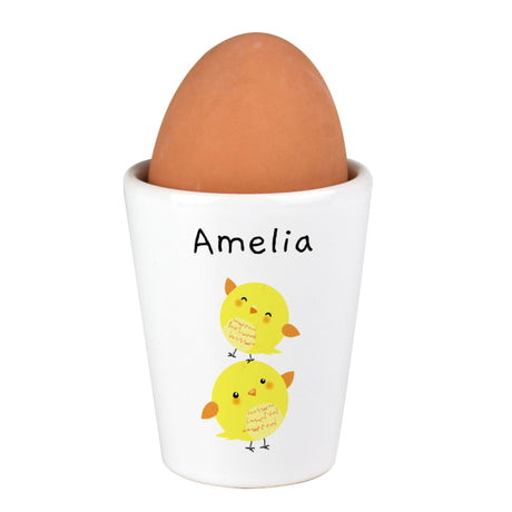 Personalised Easter Chicks Egg Cup - Egg Cups at Gift Moments